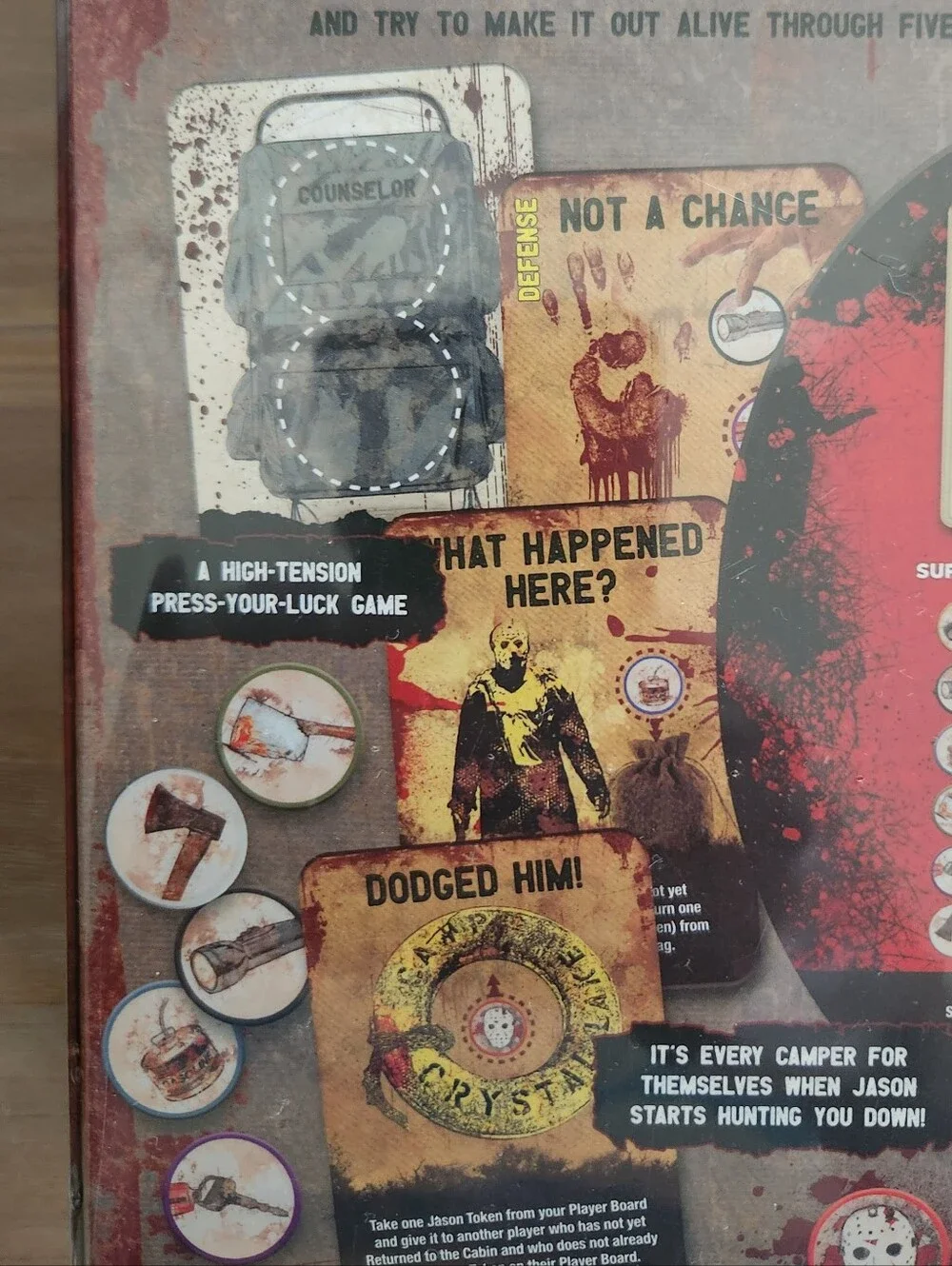Friday the 13th Horror at Camp Crystal Lake Board Game NEW Sealed OP Games Jason